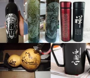 西安阎良区酒瓶葫芦工艺品激光雕刻机